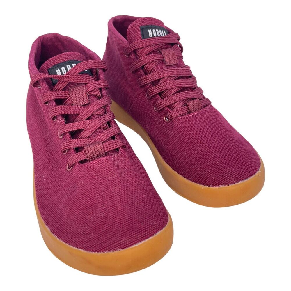 NOBULL Gum Mid Trainer Shoes Unisex Size US M6/W7.5 Cabernet Gum